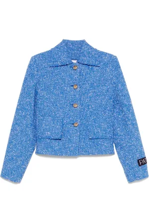Patou Veste en tweed à coupe crop
