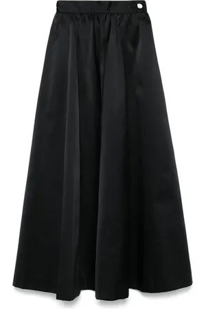 Saint Laurent Jupe longue en satin (années 1970)
