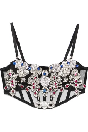 LOULOU Corset à ornements en cristal