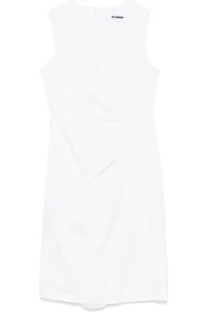 Jil Sander Robe mi-longue en popeline (années 2010)
