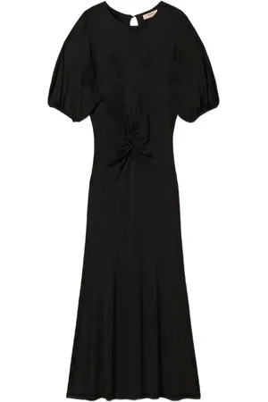 Twin-Set Robe mi-longue à manches bouffantes