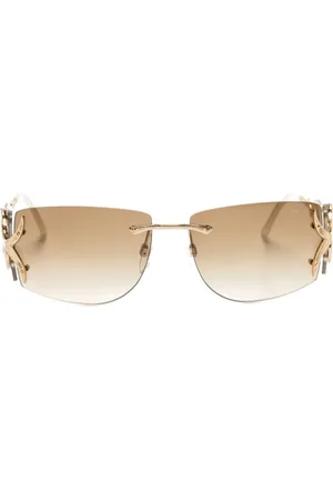 Cazal Lunettes de soleil à monture rectangulaire