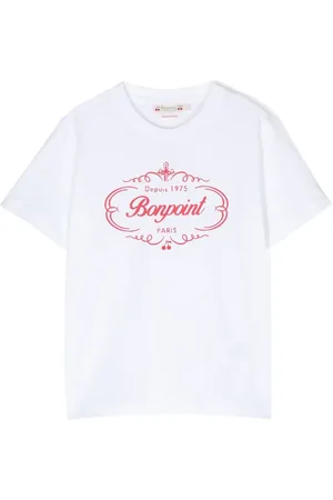 BONPOINT T-shirt en coton à logo imprimé