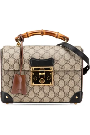 Gucci Sac à bandoulière GG Supreme Bamboo Padlock (2016-2024)
