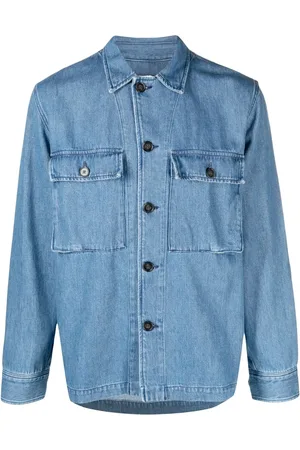 OFFICINE GENERALE Chemise en jean à manches longues
