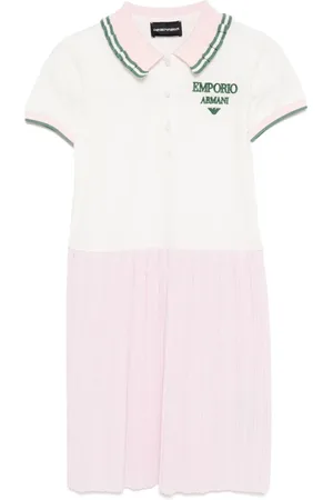 Emporio Armani Robe à logo brodé