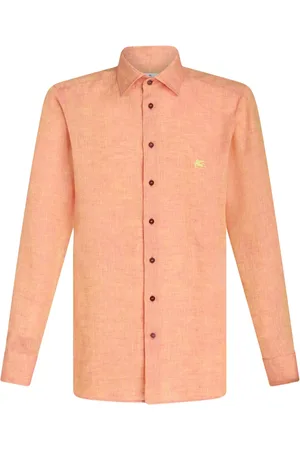 Etro Chemise en lin à broderies Pegaso