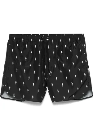 Neil Barrett Short de bain Micro Bolts