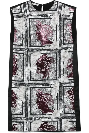 Miu Miu Robe courte à monogramme en jacquard (années 2010)