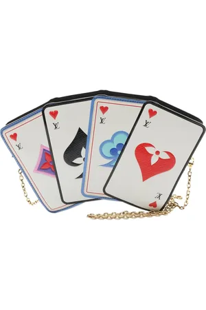 LOUIS VUITTON Sac à bandoulière Monogram Game on Heart Pochette Cartes (2020)