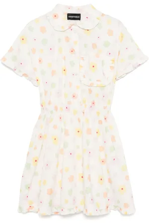 Emporio Armani Robe à fleurs imprimées