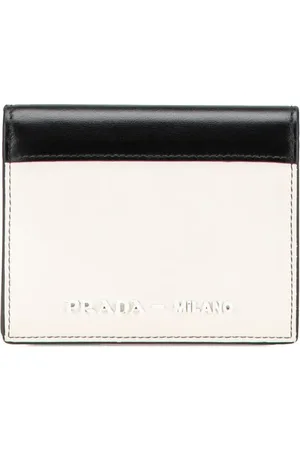 Prada Petit portefeuille pliant en cuir (2000-2024)