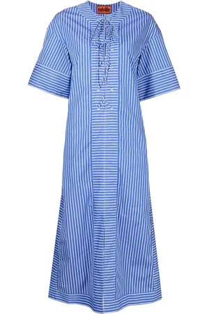 Colville Robe mi-longue à détail de laçage