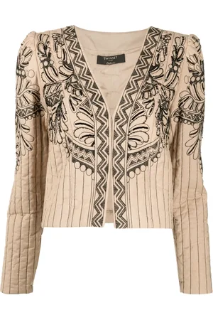 Twin-Set Veste matelassée à broderies