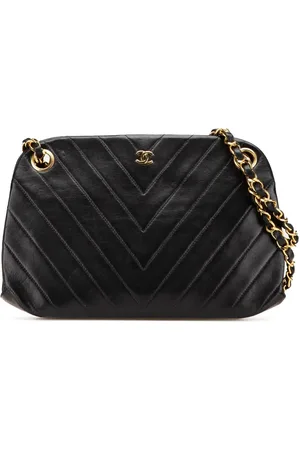CHANEL Sac porté épaule CC Frame Chain (1989-1991)
