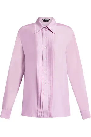Tom Ford Chemise en soie à détail plissé