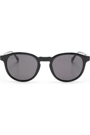 Lacoste Lunettes de soleil rondes à logo gravé