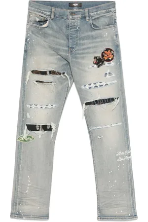 AMIRI Jean à détails de patchs