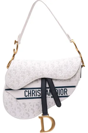 Dior Sac porté épaule Perforated Oblique Saddle Bag (2021)