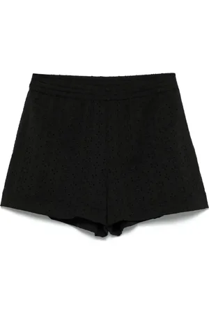 FISICO Short en broderie anglaise à logo