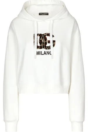 Dolce & Gabbana Hoodie en coton à patch logo