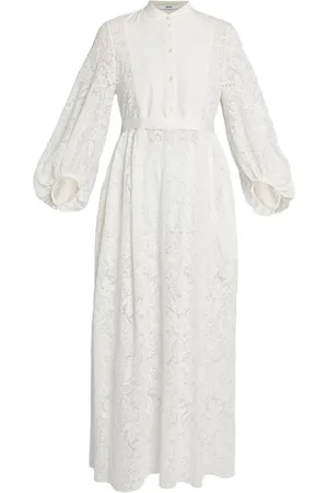 Erdem Robe ceinturée mi-longue à manches longues