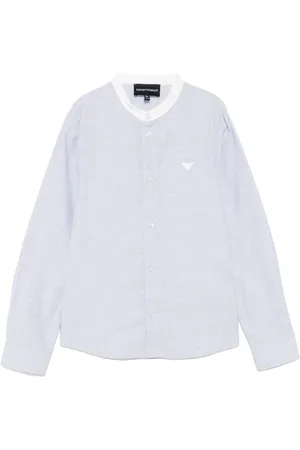 Emporio Armani Chemise à logo brodé