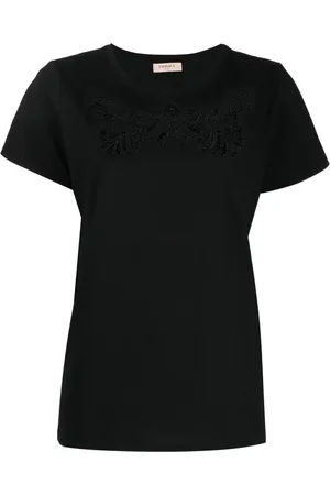 Twin-Set Chemise en coton à fleurs