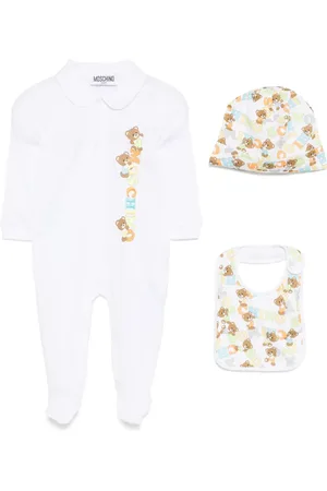 Moschino Trousseau de naissance à imprimé graphique