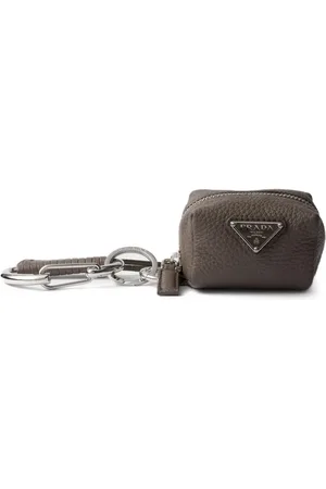 Prada Breloque pour sac en cuir