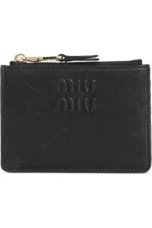 Miu Miu Porte-cartes à logo embossé