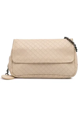 Bottega Veneta Sac à bandoulière en cuir Nappa Intrecciomirage Chain Flap (2012-2024)