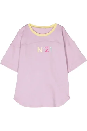 Nº21 T-shirt à logo imprimé