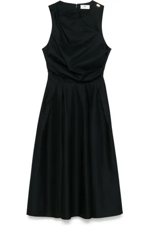 Elisabetta Franchi Robe en coton à coupe mi-longue
