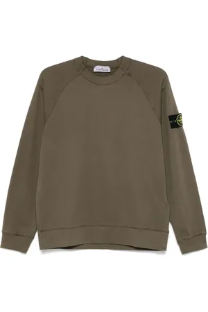 Stone Island Sweat en coton à patch Compass