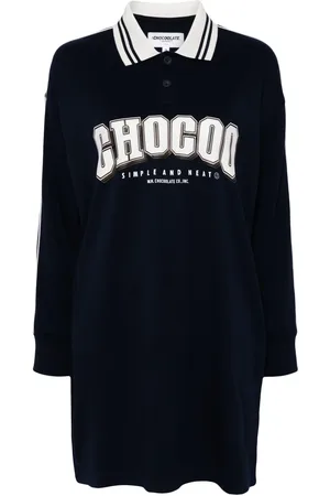Chocoolate Robe-sweat à logo imprimé