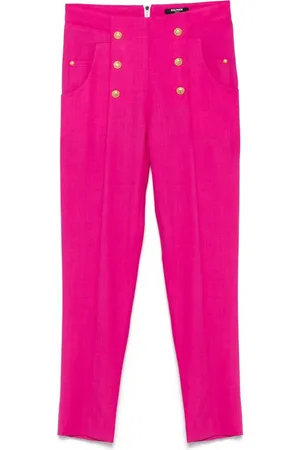 Balmain Pantalon à boutons embossés