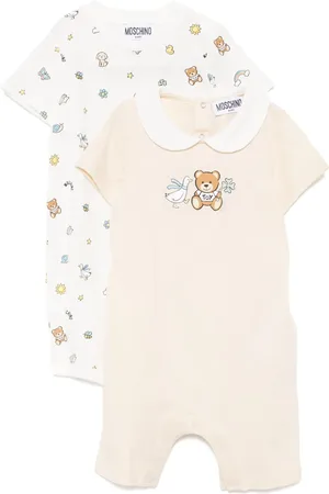 Moschino Ensemble-grenouillère à imprimé graphique