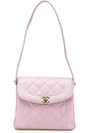 CHANEL Sac porté épaule matelassé Diana Flap (1996-1997)