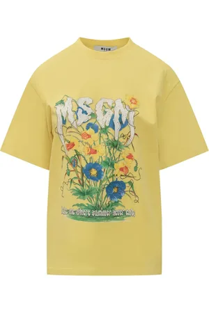 Msgm T-shirt à fleurs