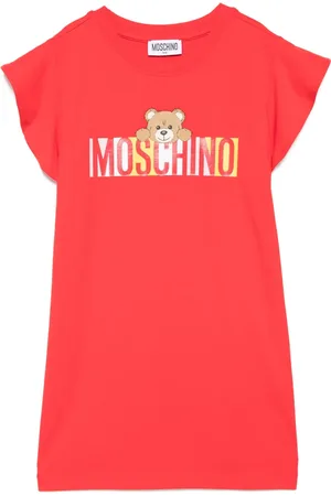 Moschino Robe à logo imprimé