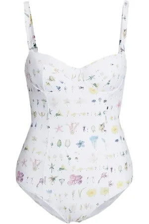 Erdem Maillot de bain à fleurs