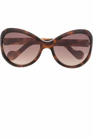 Moncler Lunette de soleil Bellux à monture papillon