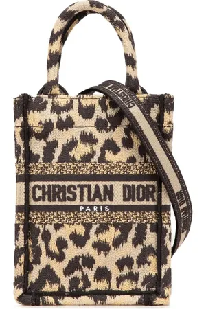 Dior Mini sac à bandoulière Mizza Leopard Vertical Book (2022)