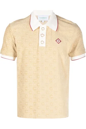 Casablanca Polo à motif monogrammé en jacquard