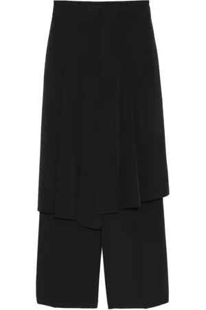 GOEN.J Pantalon droit à plis asymétriques