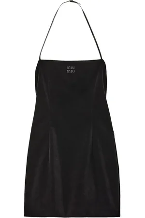 Miu Miu Robe en velours à coupe courte