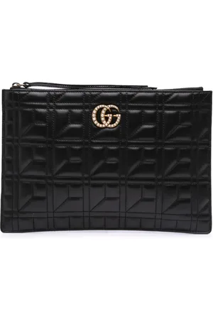 Gucci Pochette en cuir GG Marmont Pearly (2016-2025)