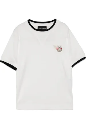 Emporio Armani T-shirt à logo brodé