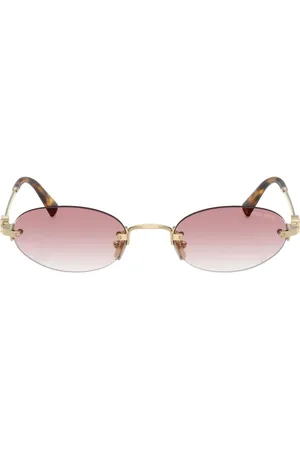Miu Miu Lunettes de soleil à monture ovale
